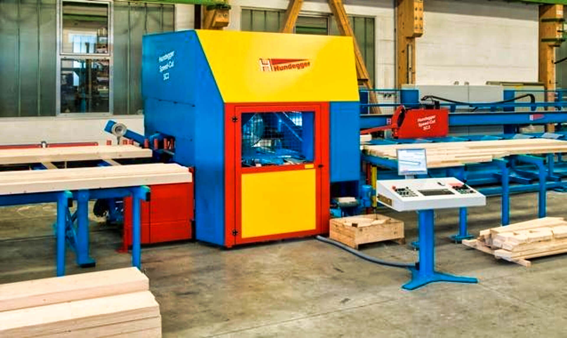 Umbau der Abbundhalle für eine Hundegger Abbundmaschine  