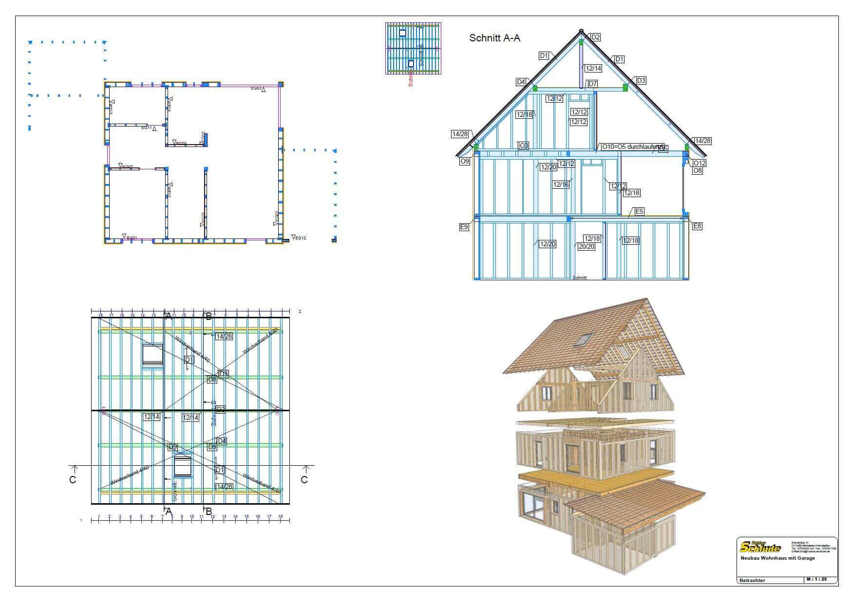 Einführung SEMA, CAD unterstütztes Abbundprogramm